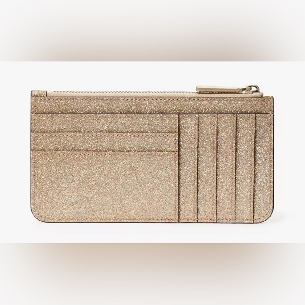 Kate Spade glitter slim cardholder - Picture 3 of 4